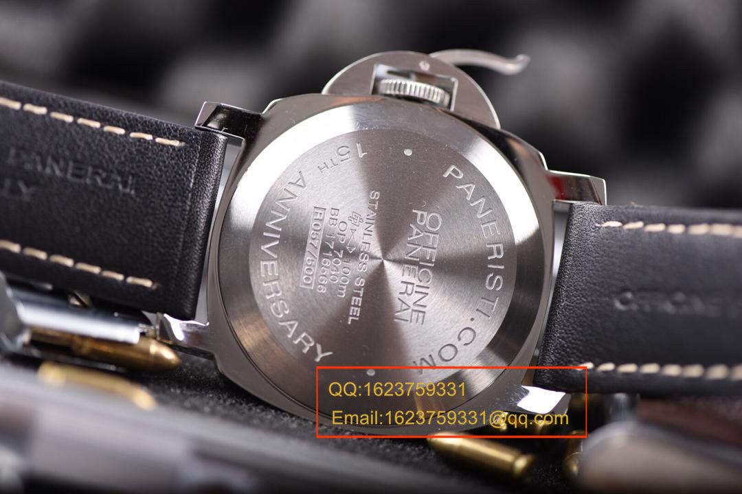 【 Video analysis KW1:1 Copy  Watches 】Panerai Luminor Base Logo Acciaio15周年限量版PAM00634 