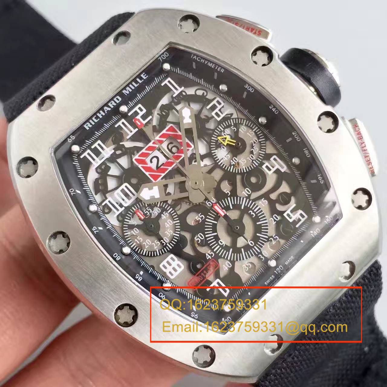 【RM Perfect  High quality  Copy  Watches 】RICHARD MILLE 男士系列高RM 011 FLYBACK CHRONOGRAPH wrist watches  / RM 011 FLYBACK