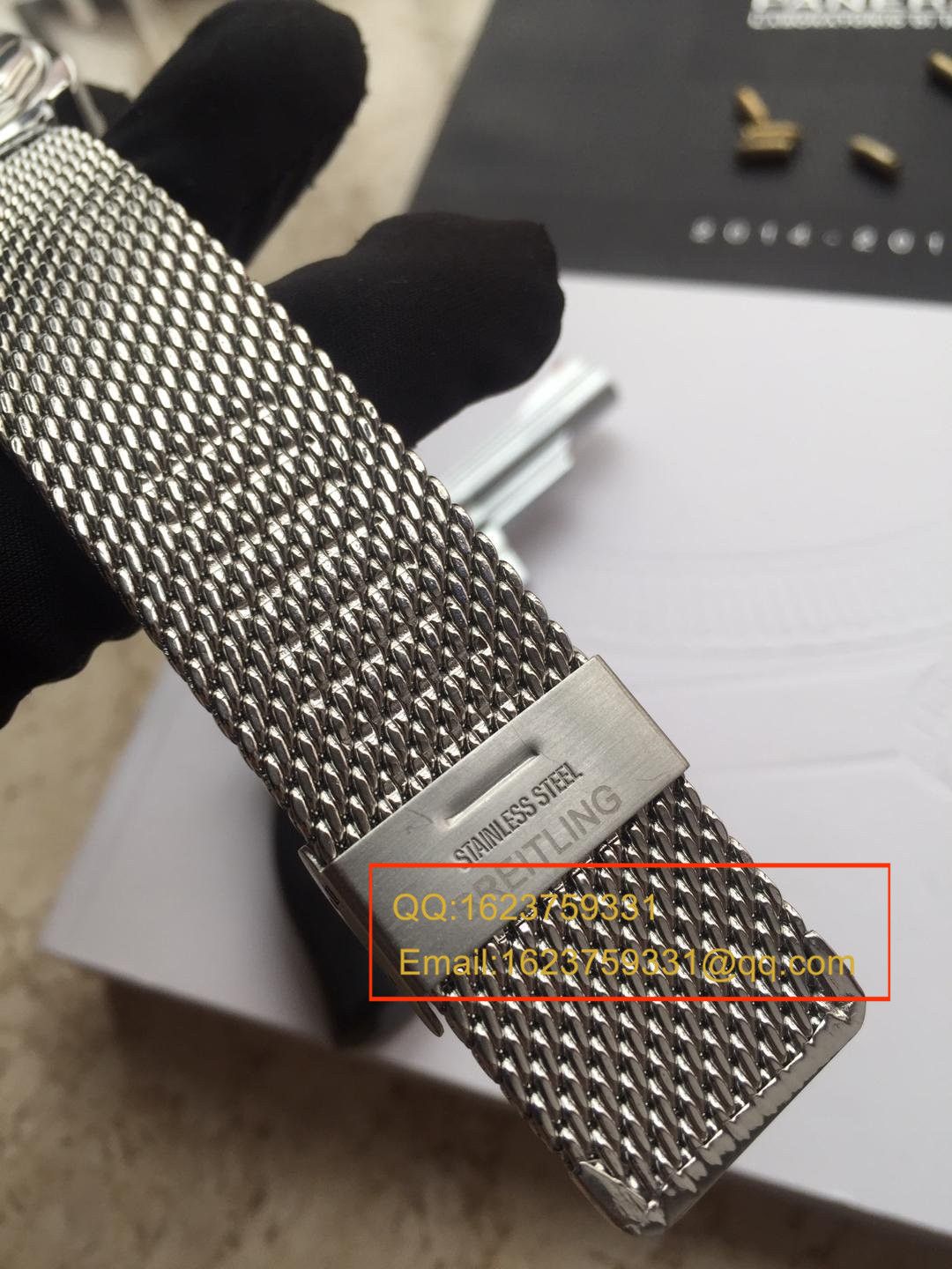 【视频解析】 Breitling 超级海洋文化系列精钢 watchcase -黑色表盘-Ocean Classic表链 wrist watches  / BLAH053