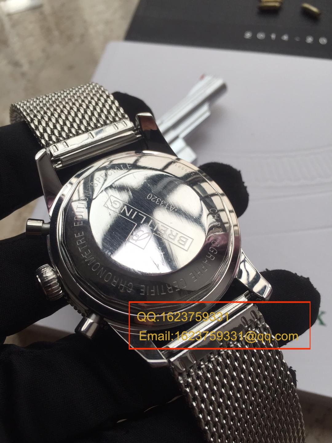 【视频解析】 Breitling 超级海洋文化系列精钢 watchcase -黑色表盘-Ocean Classic表链 wrist watches  / BLAH053