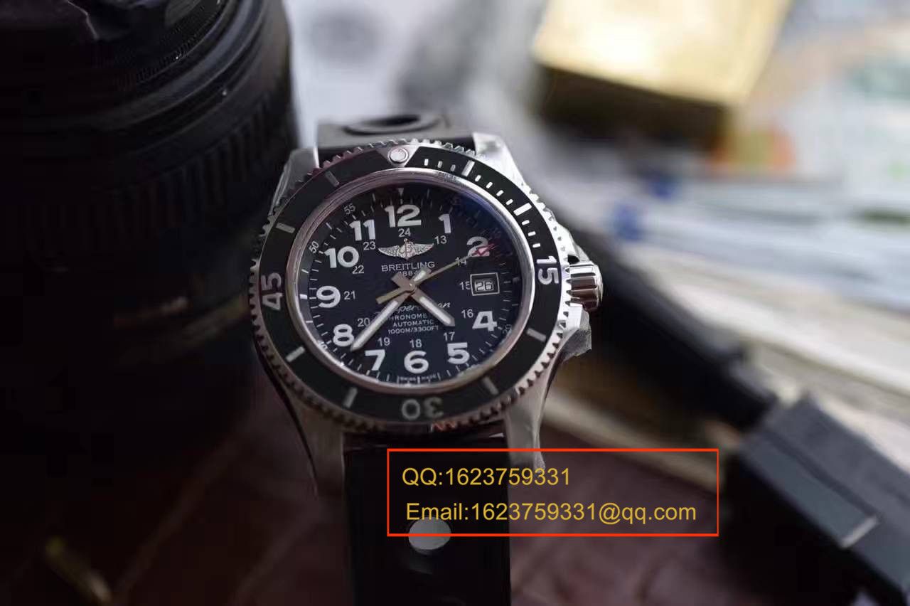 【 Video analysis N Factory  Perfect  Knockoff  Watches 】 Breitling 超级海洋二代44CM系列A17392D7/BD68/227S/A20SS.1男表 / BL055