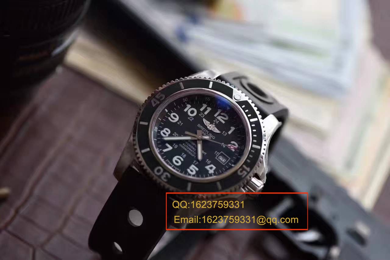 【 Video analysis N Factory  Perfect  Knockoff  Watches 】 Breitling 超级海洋二代44CM系列A17392D7/BD68/227S/A20SS.1男表 / BL055