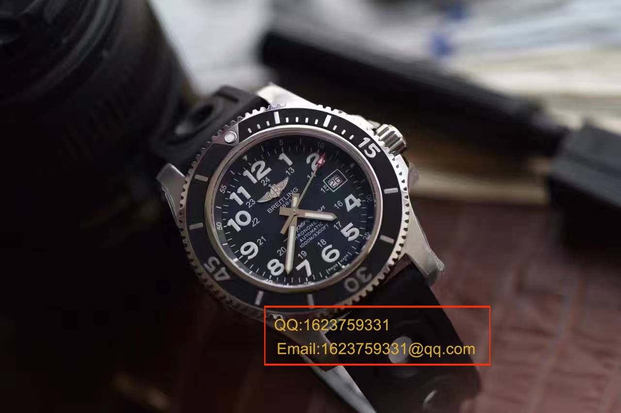 【 Video analysis N Factory  Perfect  Knockoff  Watches 】 Breitling 超级海洋二代44CM系列A17392D7/BD68/227S/A20SS.1男表 / BL055