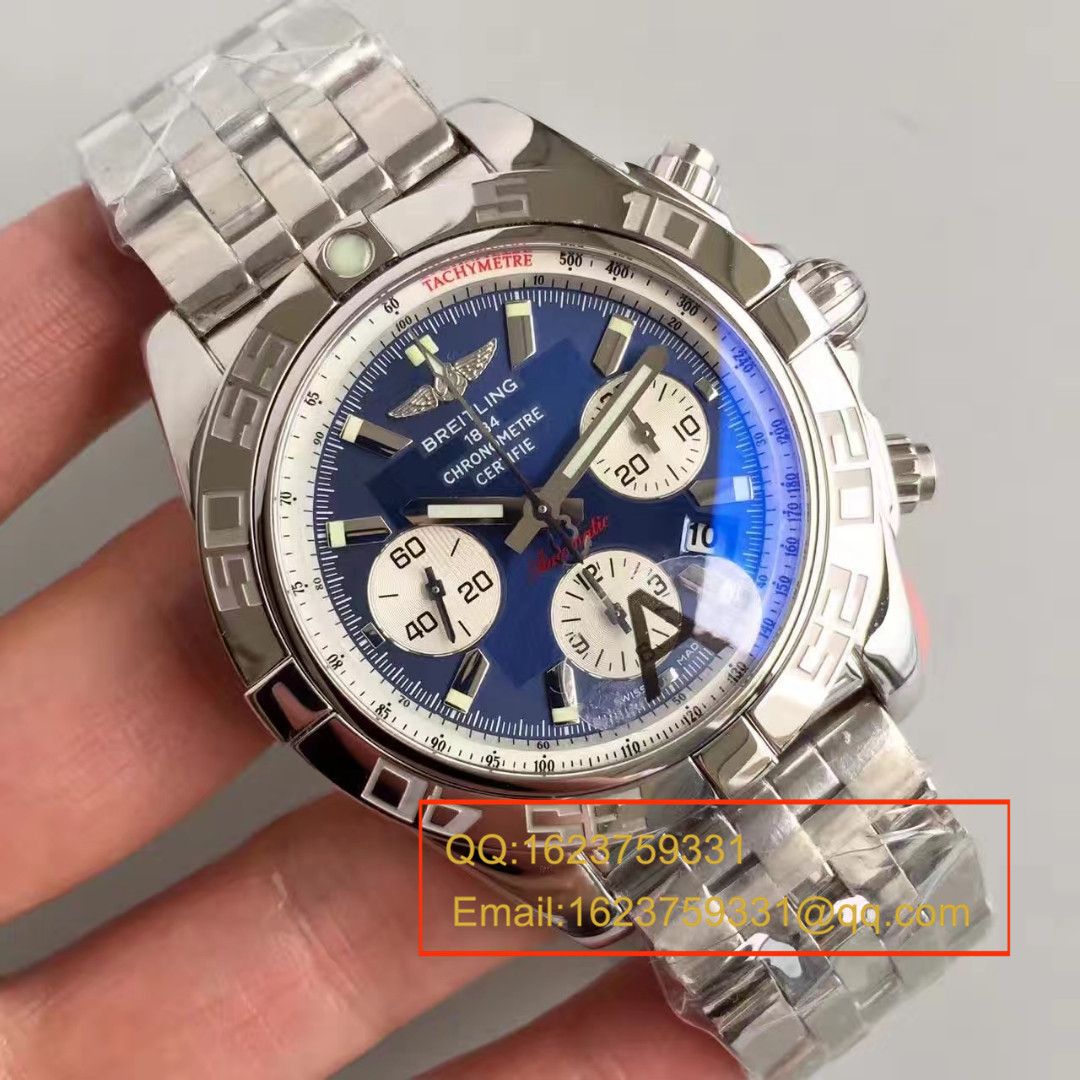 【JF Factory  Perfect  Knockoff  Watches 】 Breitling 机械计时系列AB011011/C788(Pilot飞行员精钢表链) wrist watches  / BLBB002.1