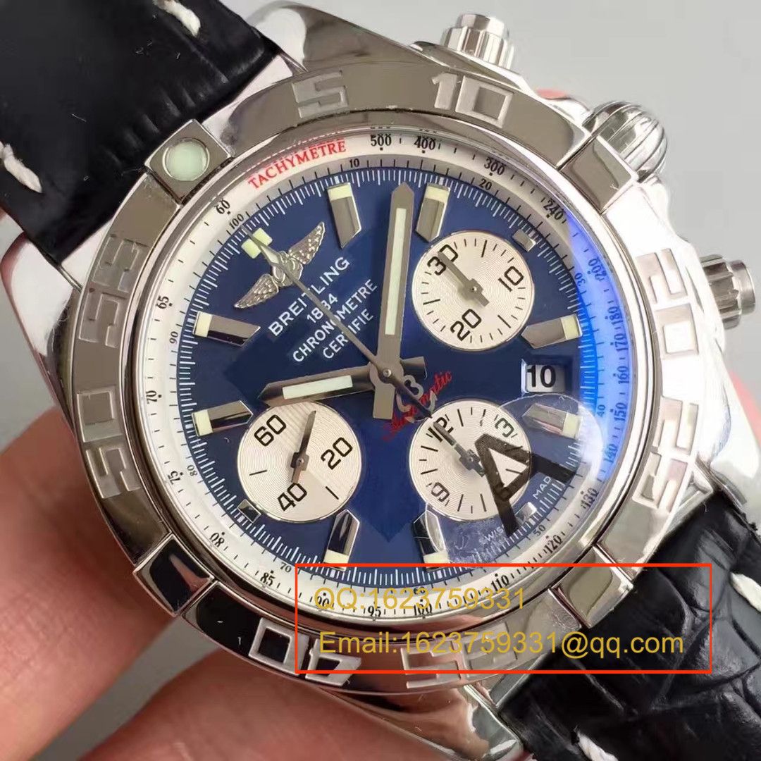 【JF Factory  High quality  Replica Watches 】 Breitling 机械计时系列AB011011/C788(Pilot飞行员牛皮表链) wrist watches  / BL002