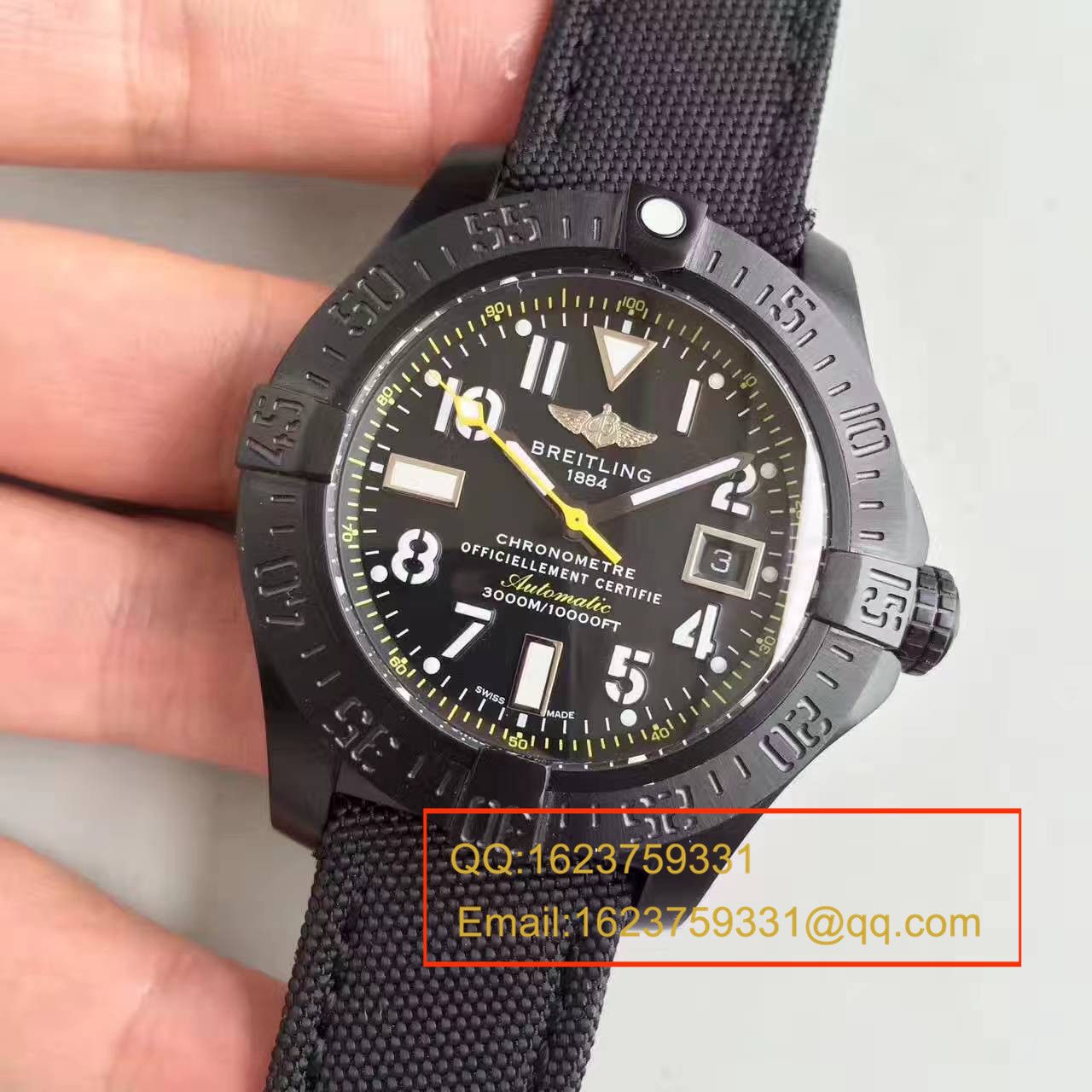 【BL Perfect  High quality  Copy  Watches 】 Breitling 黄针限量版breitling avenger seawoif II 香港限量版 / BL069