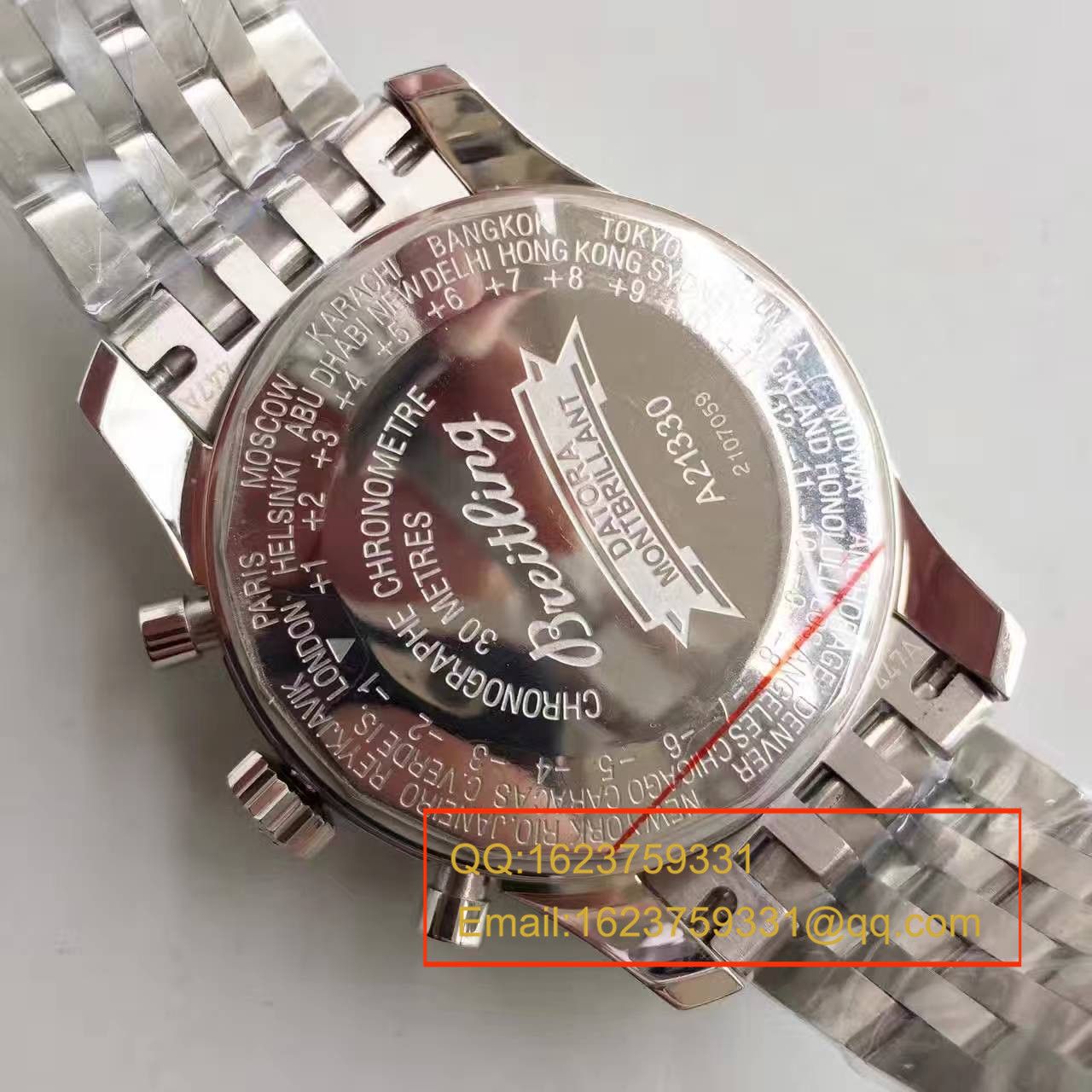 【JF1:1 High quality  Knockoff  Watches 】 Breitling 蒙柏朗计时系列A2133012-B571蓝盘 wrist watches  / BL042