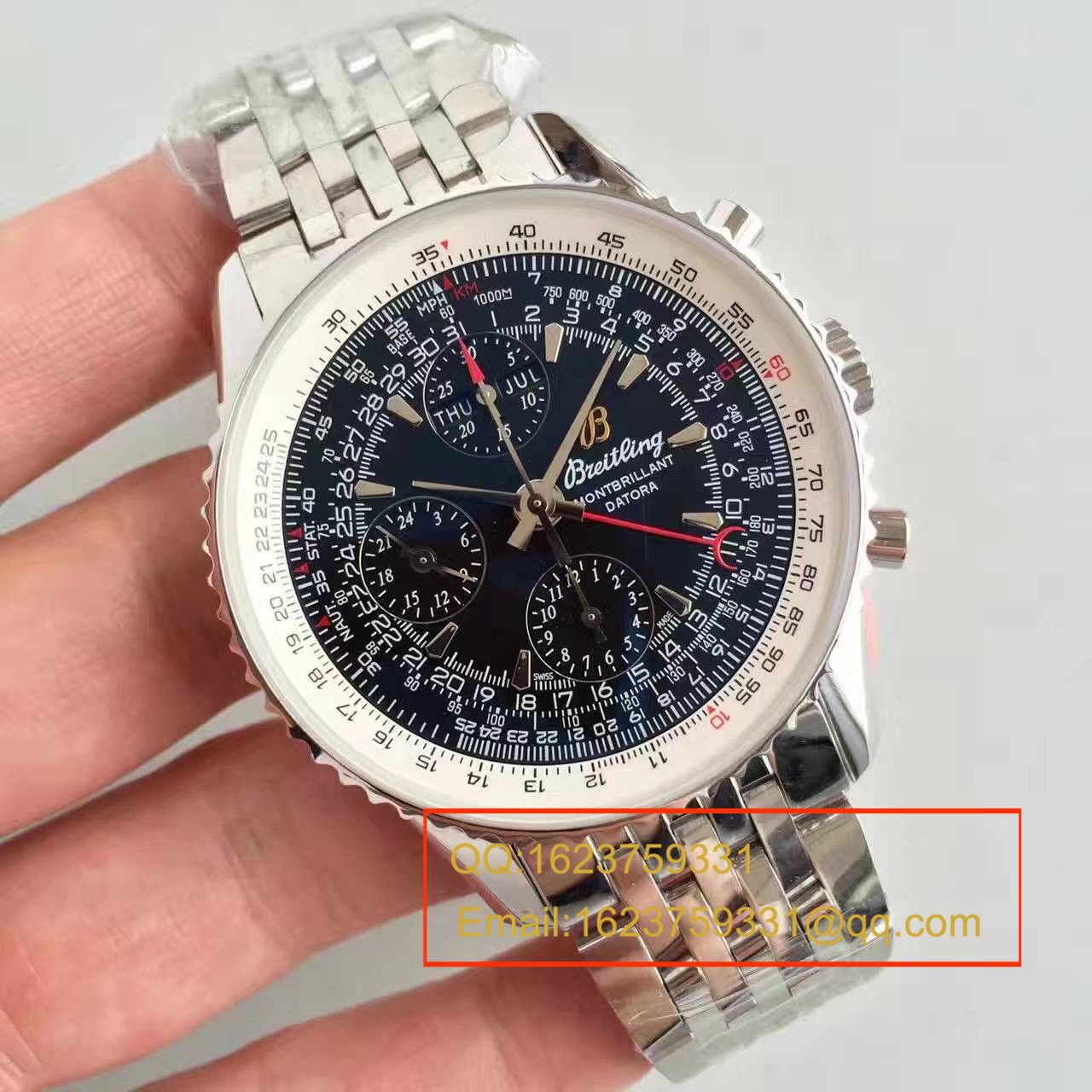 【JF Perfect  top  Replica Watches 】 Breitling 蒙柏朗计时系列A2133012-B571黑盘 wrist watches  / BL041.1