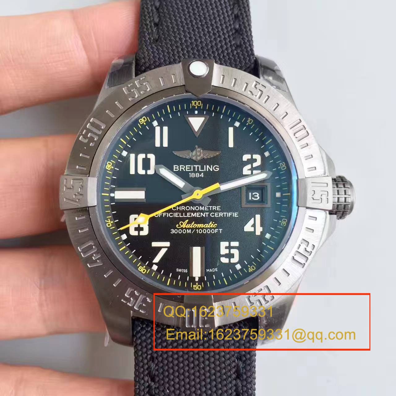 【GF Factory  Perfect  High quality  Replica Watches 】【游泳神器】 Breitling 复仇者二代深潜海狼系列黄鸟 M17331E2|I530|109W|M20BASA.1 wrist watches  / BL074