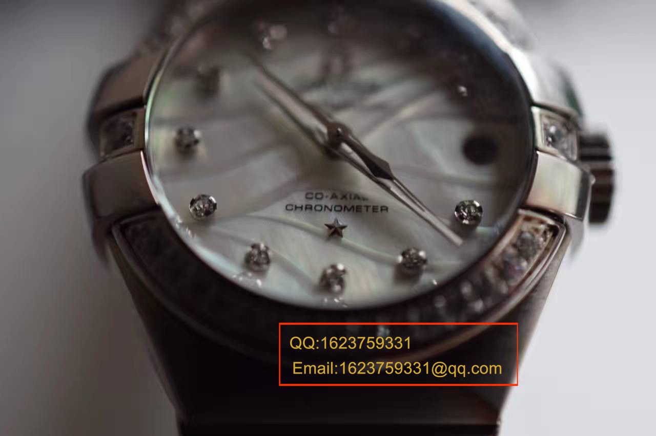 【V6 Factory  Perfect  High quality  Copy  Watches 】OMEGA Constellation 轻羽系列123.15.27.20.55.001 女士机械 Watches  / M164