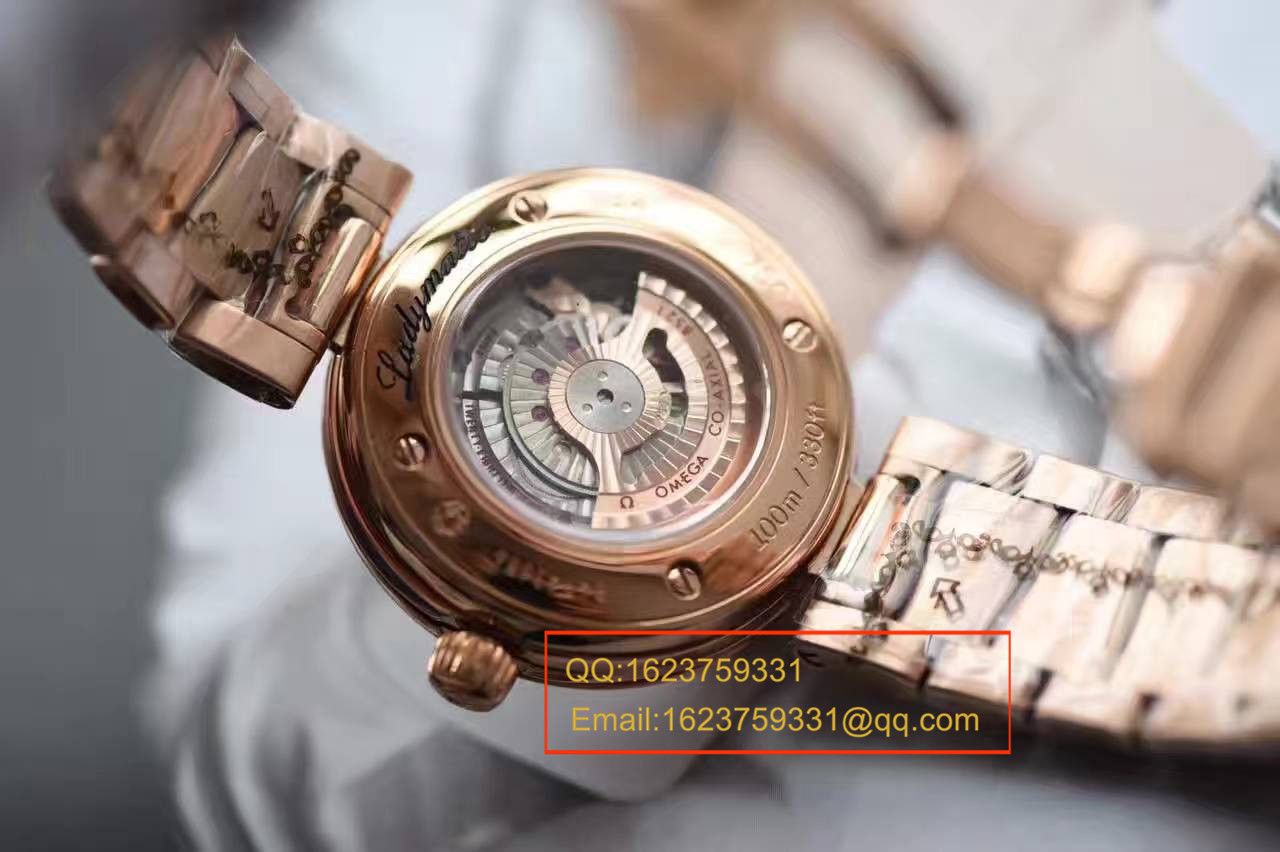 【HBBV6 Factory  Perfect  Copy  Watches 】OMEGA碟飞系列425.60.34.20.55.001女士机械 wrist watches 【OMEGA鸟巢】 / M062