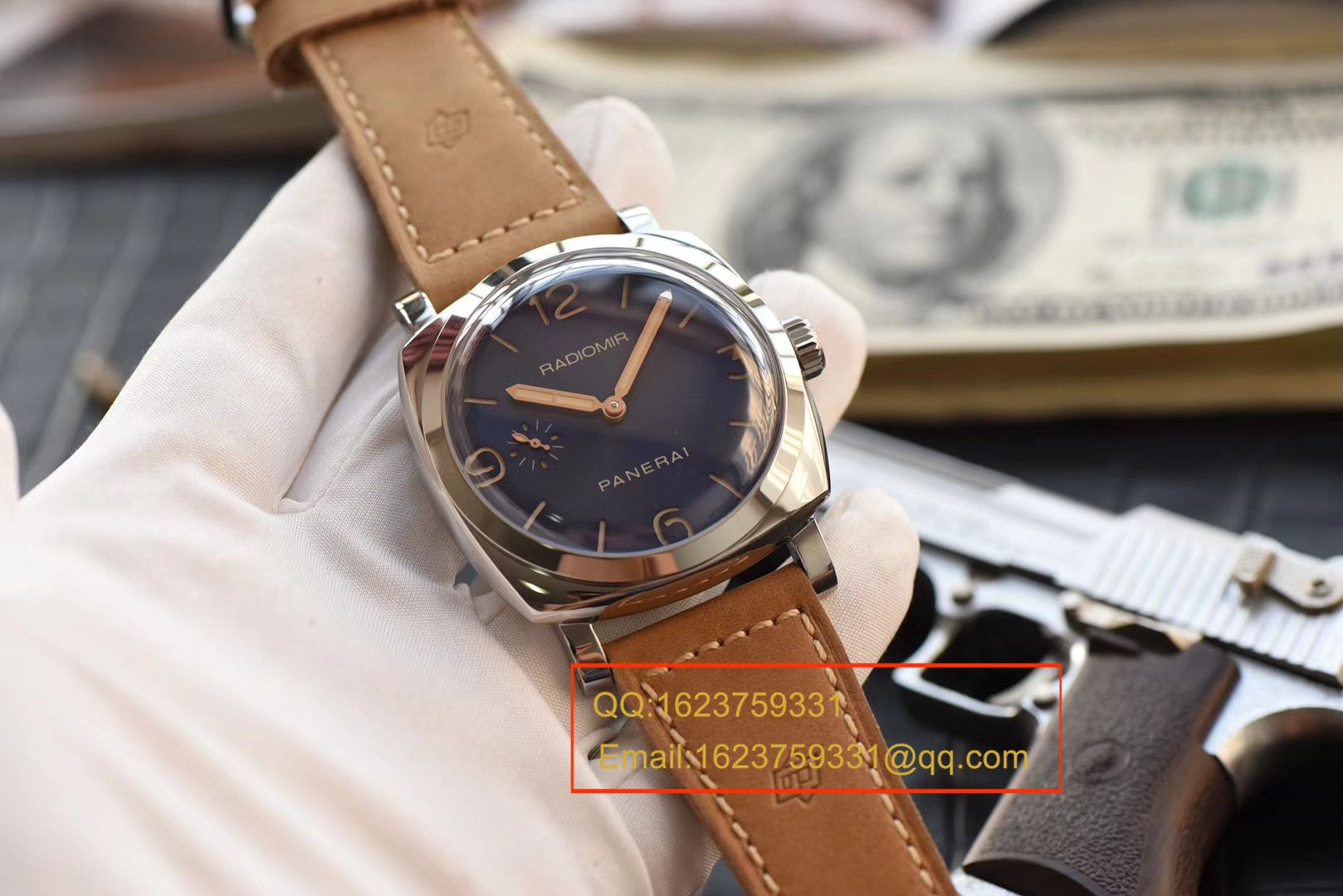 【 Video analysis SF1:1 High quality  Replica Watches 】Panerai 2015年新款蓝面PAM00690 wrist watches  / PAMBB00690