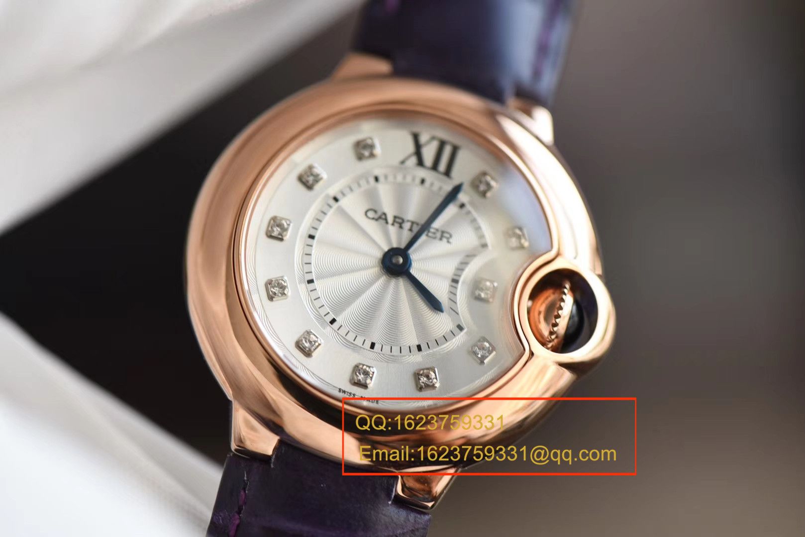 【HBBV6 Perfect  High quality  Replica Watches 】 Cartier  蓝气球系列WE902050女士小号蓝气球28毫米石英 wrist watches  / K131