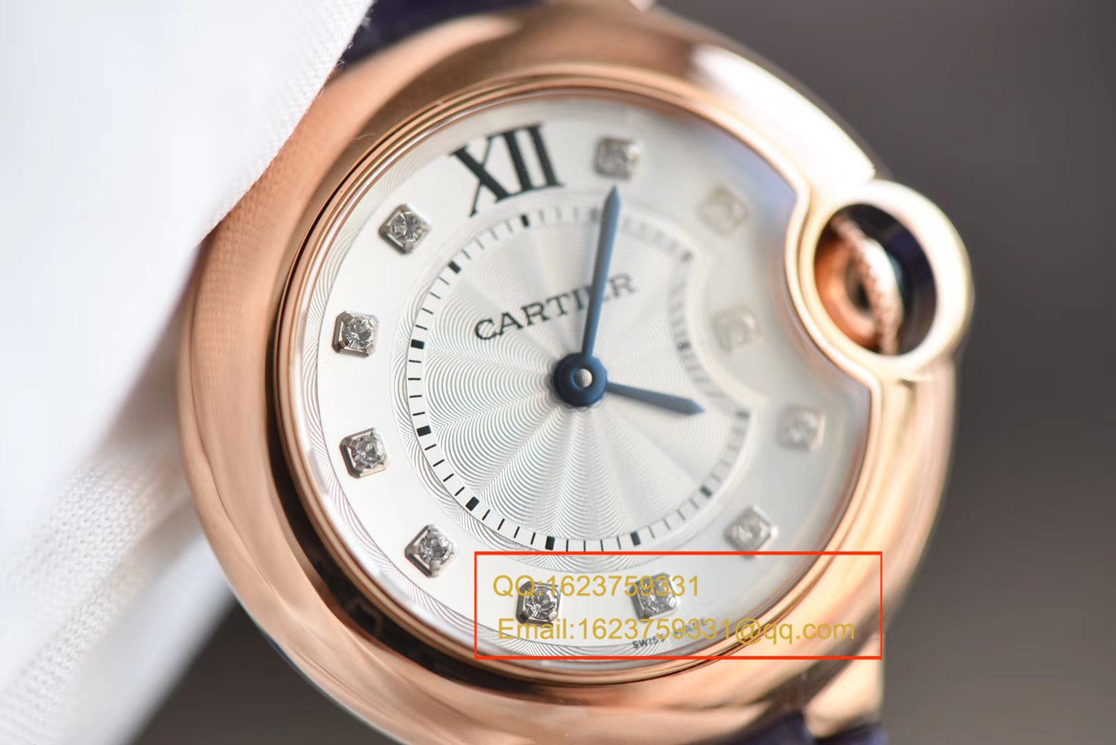 【HBBV6 Perfect  High quality  Replica Watches 】 Cartier  蓝气球系列WE902050女士小号蓝气球28毫米石英 wrist watches  / K131
