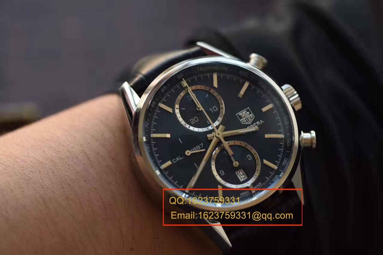 【视频解析】V6 Factory 1:1精 Replica Watches 之 TAG Heuer 卡莱拉系列CAR2110.FC6266 wrist watches  / TGB0041