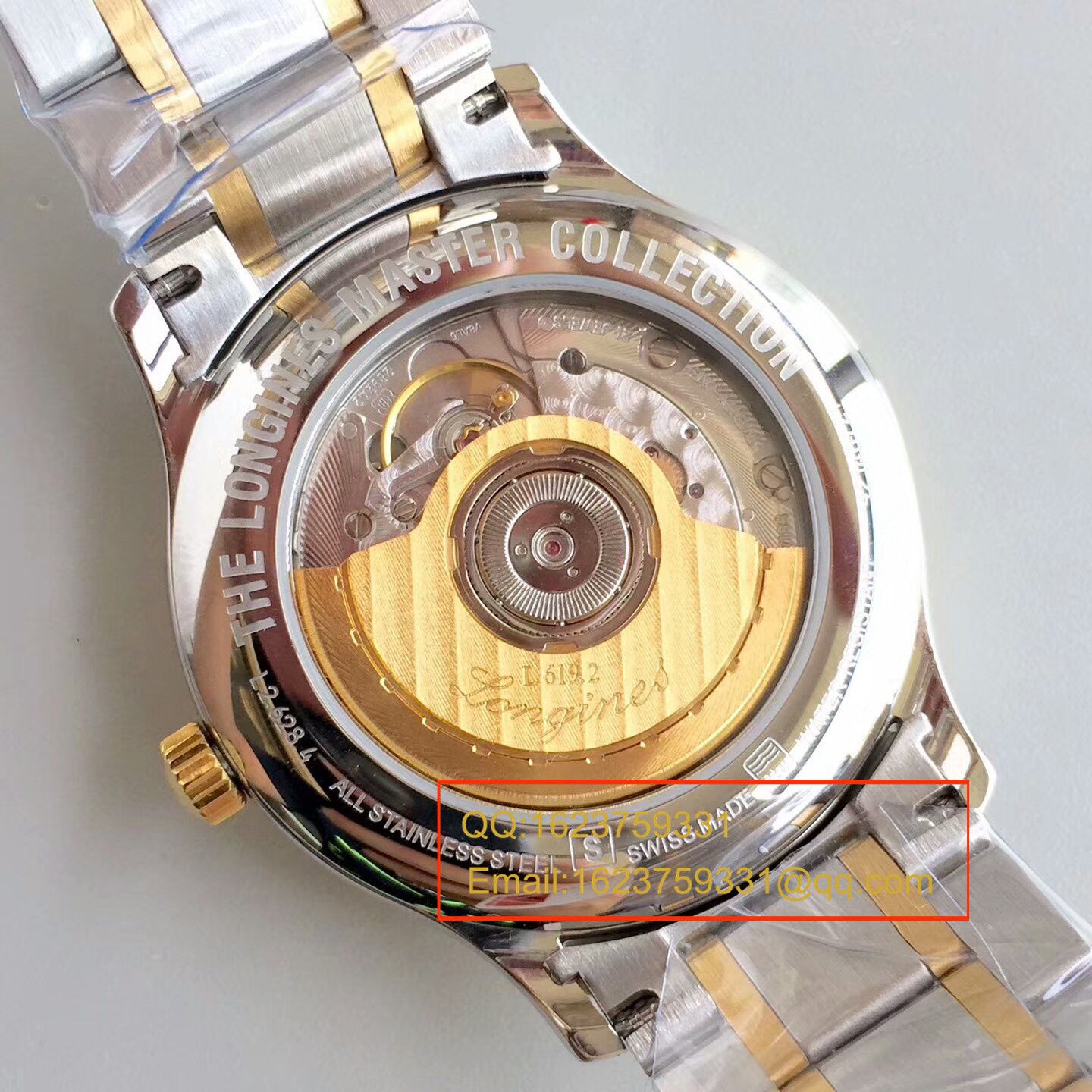 【KZ Perfect  High quality 精 Replica Watches 】 Longines 名匠系列L2.628.5.78.7（钢带）、L2.628.6.78.3(皮带)间黄金单历 wrist watches  / LBD096