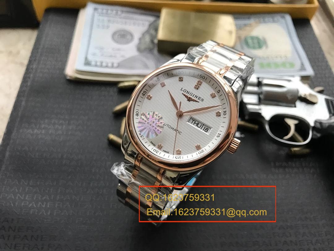 【 Video analysis YL Factory  Perfect  Knockoff  Watches 】 Longines 名匠双历最强版本媲美正品L2.755.4.77.6男表 / L061