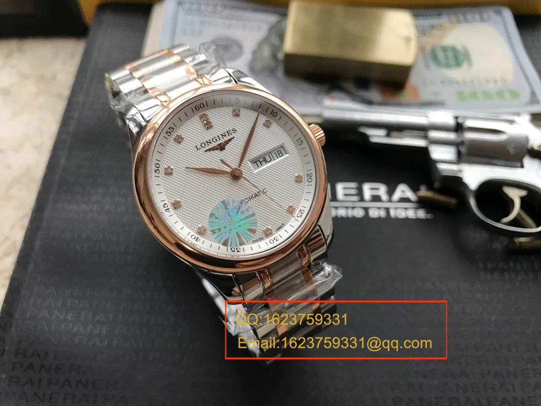 【 Video analysis YL Factory  Perfect  Knockoff  Watches 】 Longines 名匠双历最强版本媲美正品L2.755.4.77.6男表 / L061