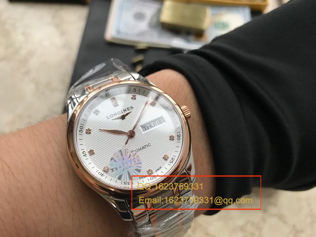 【 Video analysis YL Factory  Perfect  Knockoff  Watches 】 Longines 名匠双历最强版本媲美正品L2.755.4.77.6男表 / L061