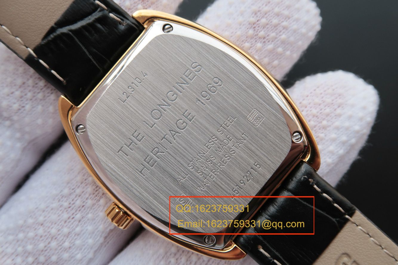 【MK Factory 1:1 High quality  Replica Watches 】 Longines HERITAGE1969复古传统系列L2.310.4.72.0金壳 wrist watches  / L091