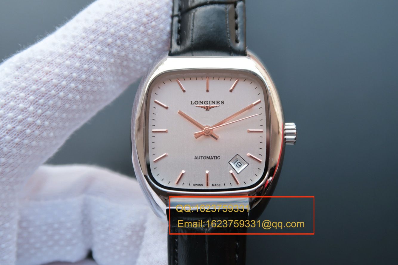 【MK Factory 1:1 High quality  Replica Watches 】 Longines HERITAGE1969复古传统系列L2.310.4.72.0金壳 wrist watches  / L091