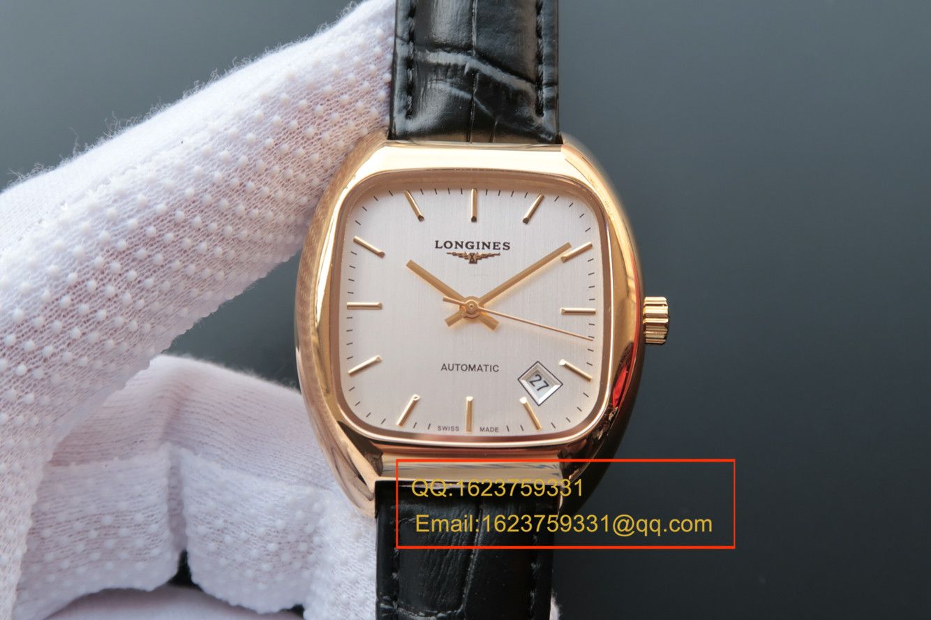 【MK Factory 1:1 High quality  Replica Watches 】 Longines HERITAGE1969复古传统系列L2.310.4.72.0金壳 wrist watches  / L091