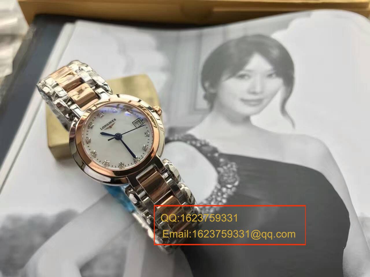 【KZ台湾 Factory  Perfect  Knockoff  Watches 】 Longines 优雅 PRIMALUNA心月系列L8.109.5.87.6 wrist watches  / L046