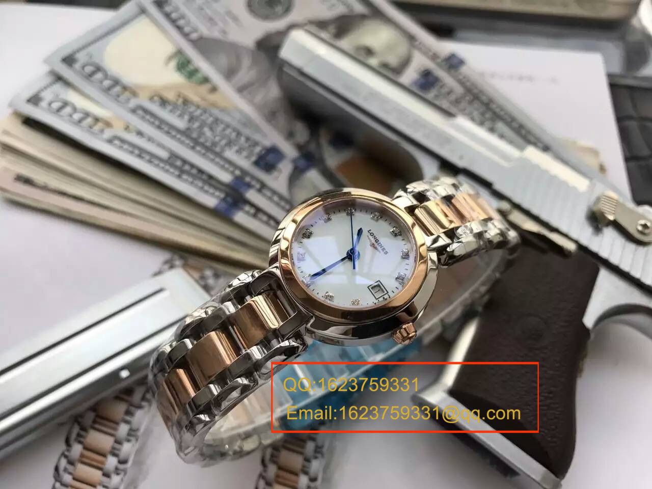 【KZ台湾 Factory  Perfect  Knockoff  Watches 】 Longines 优雅 PRIMALUNA心月系列L8.109.5.87.6 wrist watches  / L046