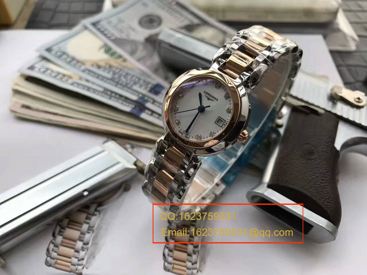 【KZ台湾 Factory  Perfect  Knockoff  Watches 】 Longines 优雅 PRIMALUNA心月系列L8.109.5.87.6 wrist watches  / L046