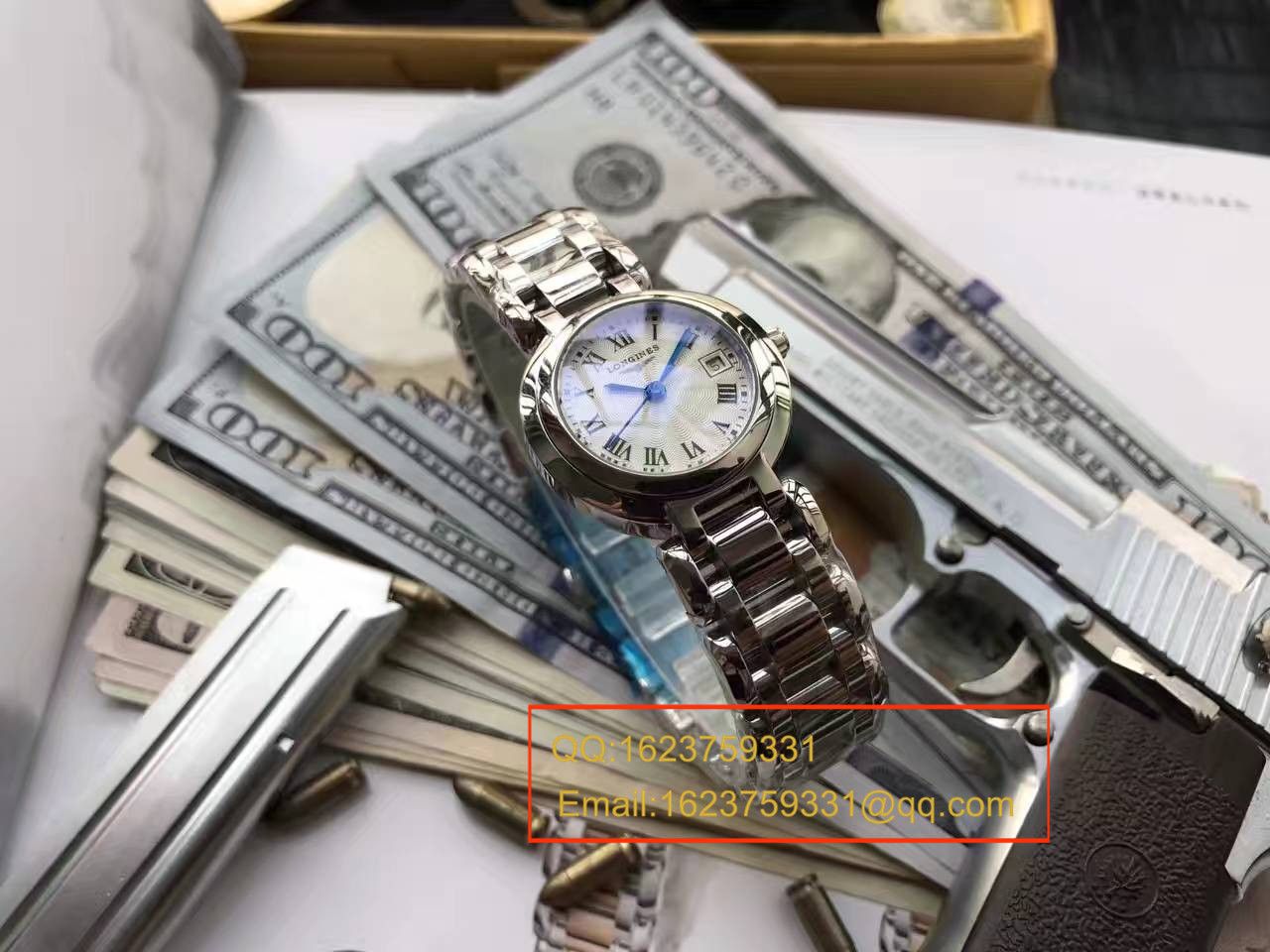 【实拍图鉴赏】台湾 Factory 出品林志玲同款_ Longines 心月系列女表精品媲美正品的做工 / L062