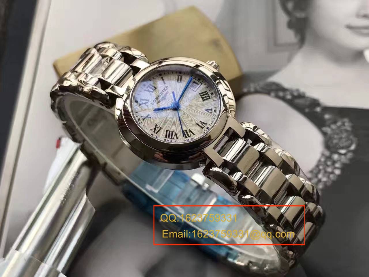 【实拍图鉴赏】台湾 Factory 出品林志玲同款_ Longines 心月系列女表精品媲美正品的做工 / L062