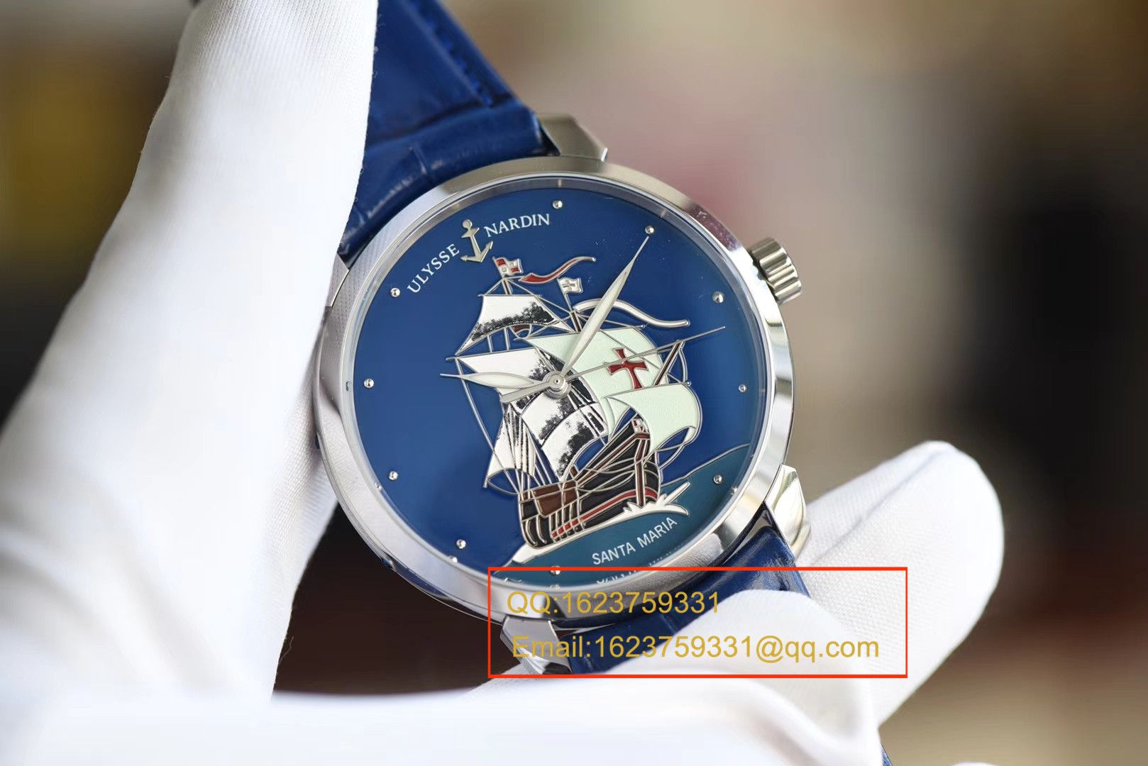 【 Video analysis FK Perfect  High quality  Copy  Watches 】 Ulysse Nardin 鎏金珐琅工艺，按严格规格参数复制“圣玛利亚号” / YD009