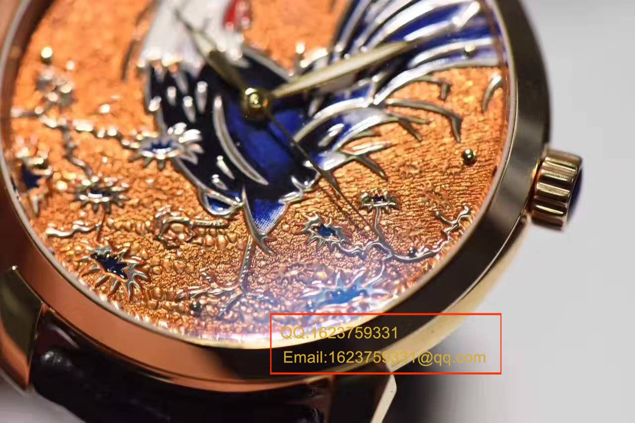 【FK Factory  top 1:1 Replica Copy 正品开模 Watches 】 Ulysse Nardin 经典系列 8152-111-2/ROOSTER wrist watches 鸡年新款 Ulysse Nardin 鸡表巨献 / YD005