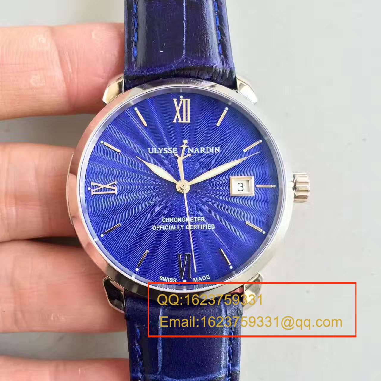 【FK Factory 1:1 Replica Copy  Watches 】 Ulysse Nardin 鎏金系列8153-111-7/E3 wrist watches  / YD002