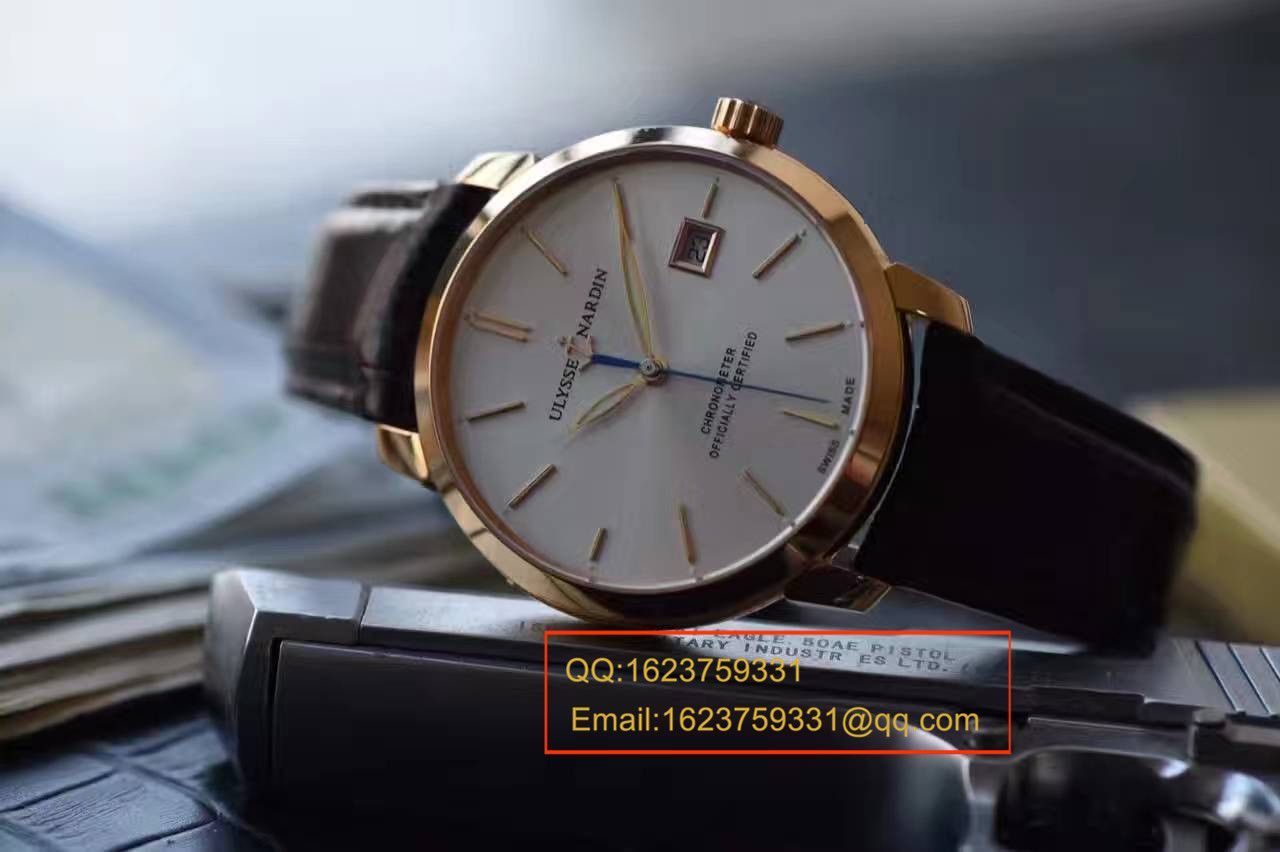 【FK Factory  Perfect  Copy  Watches 】 Ulysse Nardin 鎏金系列8156-111-2/90 wrist watches  