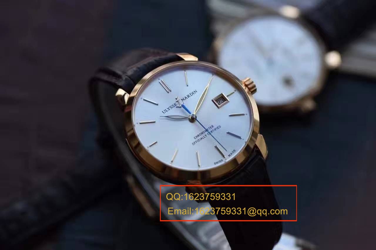 【FK Factory  Perfect  Copy  Watches 】 Ulysse Nardin 鎏金系列8156-111-2/90 wrist watches  