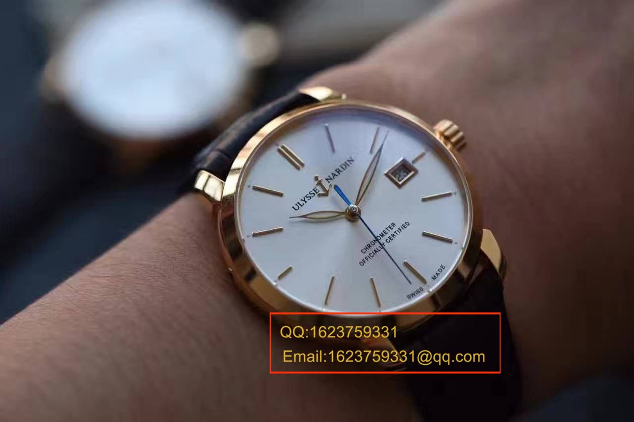 【FK Factory  Perfect  Copy  Watches 】 Ulysse Nardin 鎏金系列8156-111-2/90 wrist watches  