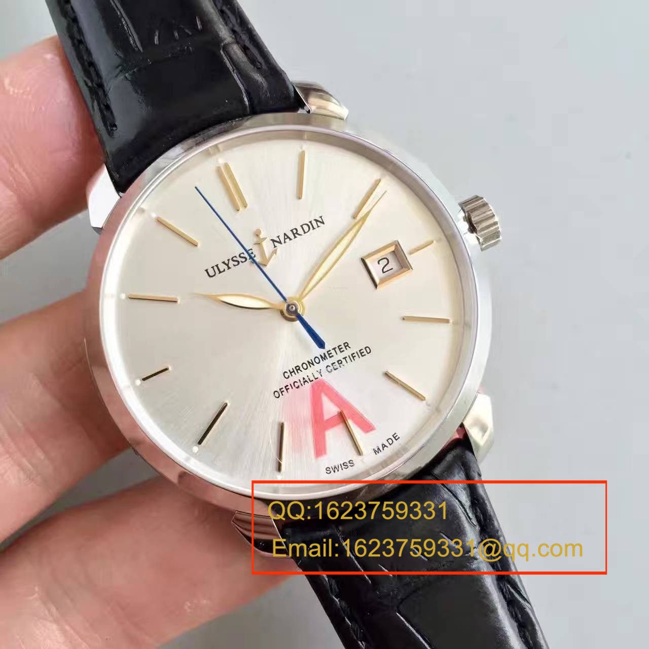 【FK Factory 1:1 Replica Watches 】 Ulysse Nardin 鎏金系列8153-111-2/90 wrist watches  