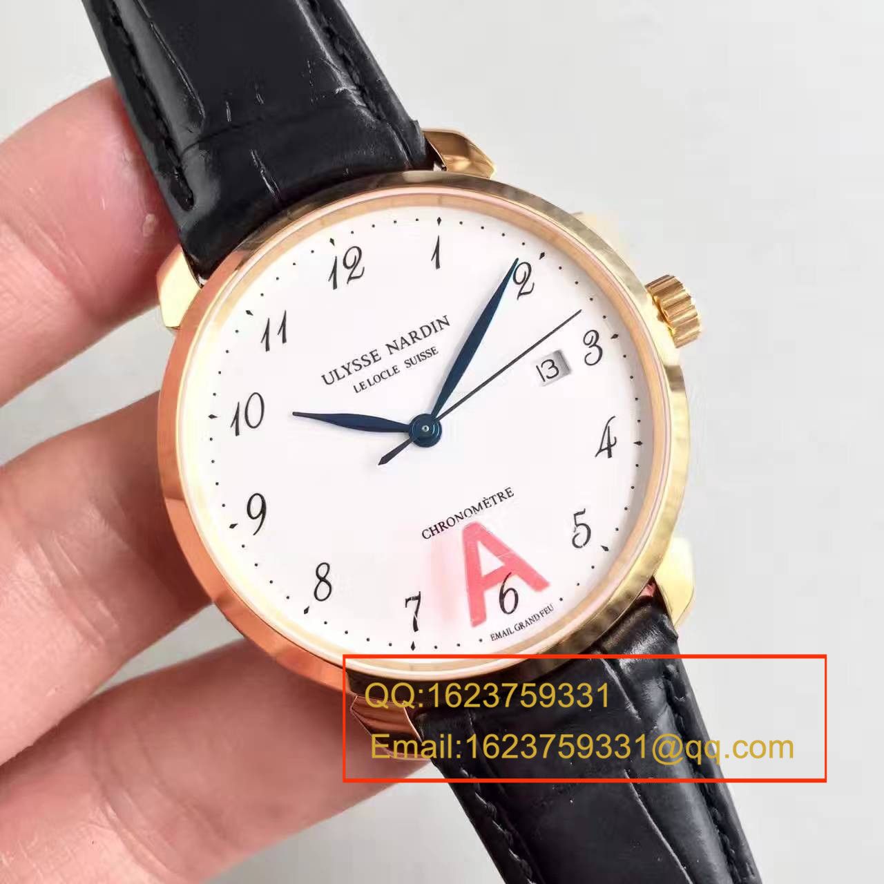 【FK Perfect  High quality  Replica Watches 】 Ulysse Nardin 经典系列8152-111-2/5GF wrist watches  