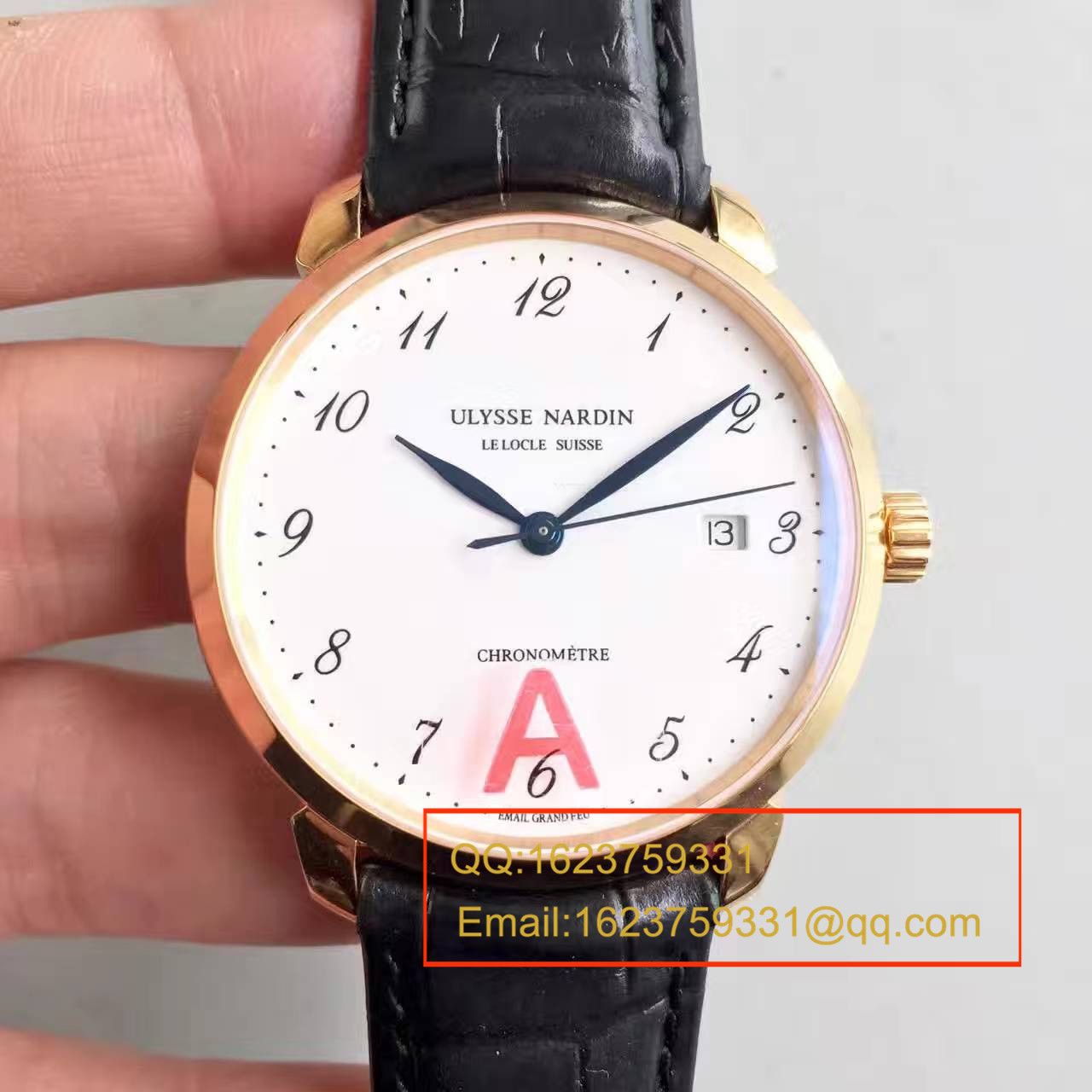 【FK Perfect  High quality  Replica Watches 】 Ulysse Nardin 经典系列8152-111-2/5GF wrist watches  