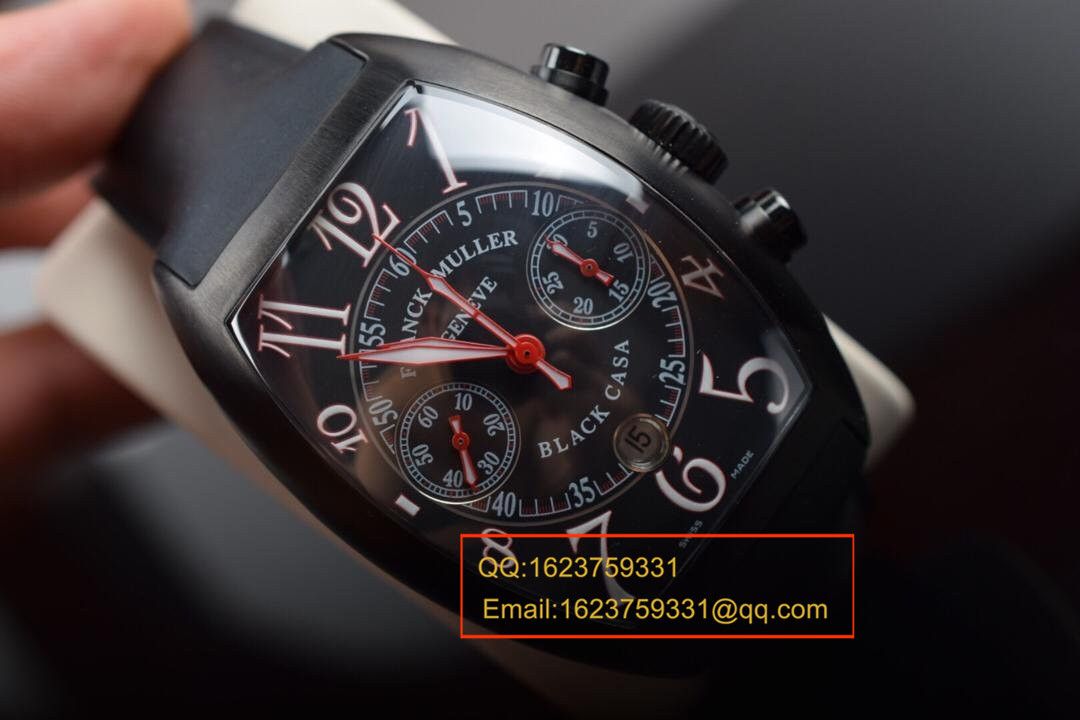 【V6 Factory  High quality  Copy  Watches 】法穆兰CASABLANCA系列8885 C CC DT NR 红色时标 wrist watches  / FL03