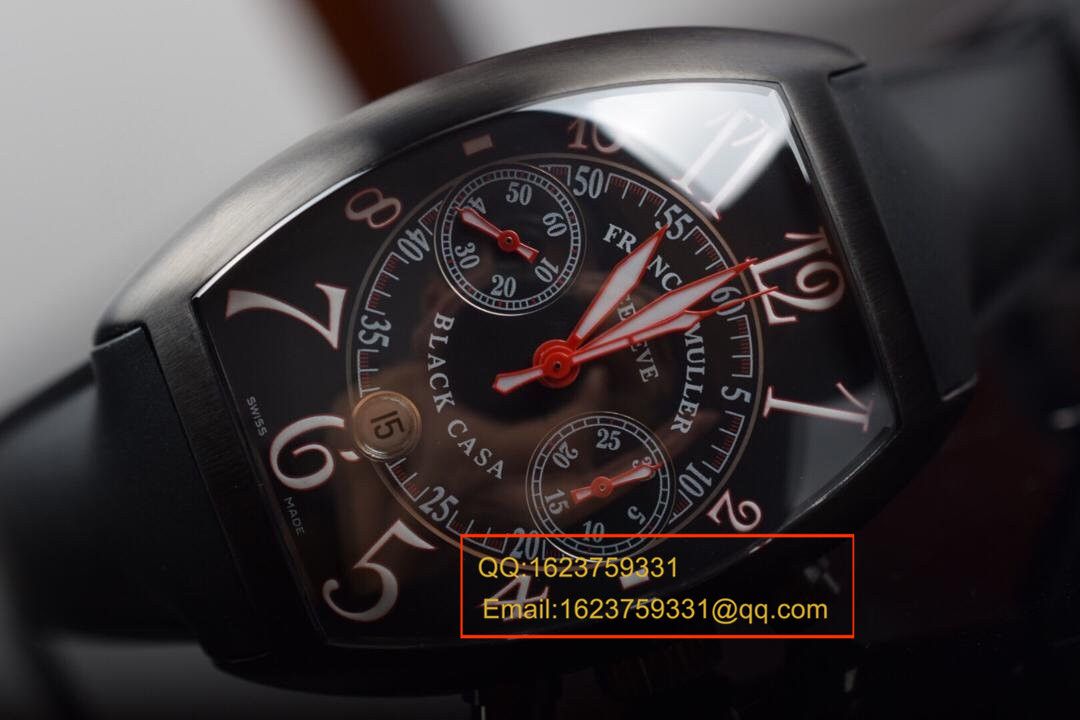【V6 Factory  High quality  Copy  Watches 】法穆兰CASABLANCA系列8885 C CC DT NR 红色时标 wrist watches  / FL03