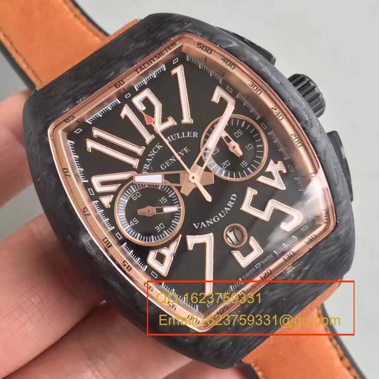 【LE Perfect  High quality  Replica Watches 】 Franck Muller MEN'S COLLECTION系列V45 CC DT TT NR BR 5N wrist watches  / CAFL018