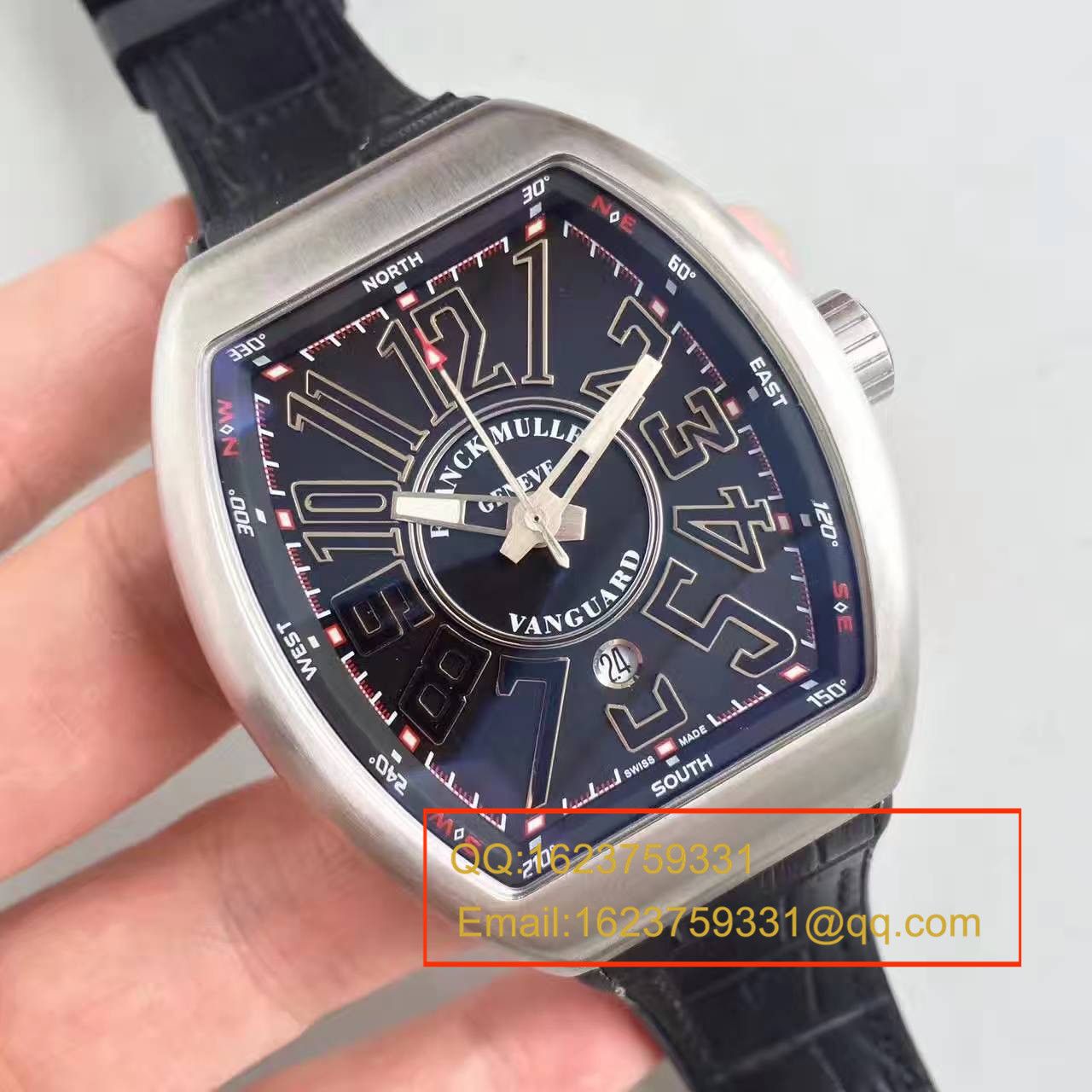 【FM Perfect  High quality  Replica Watches 】法兰克.穆勒VANGUARD系列V 45 SC DT wrist watches  / FL019