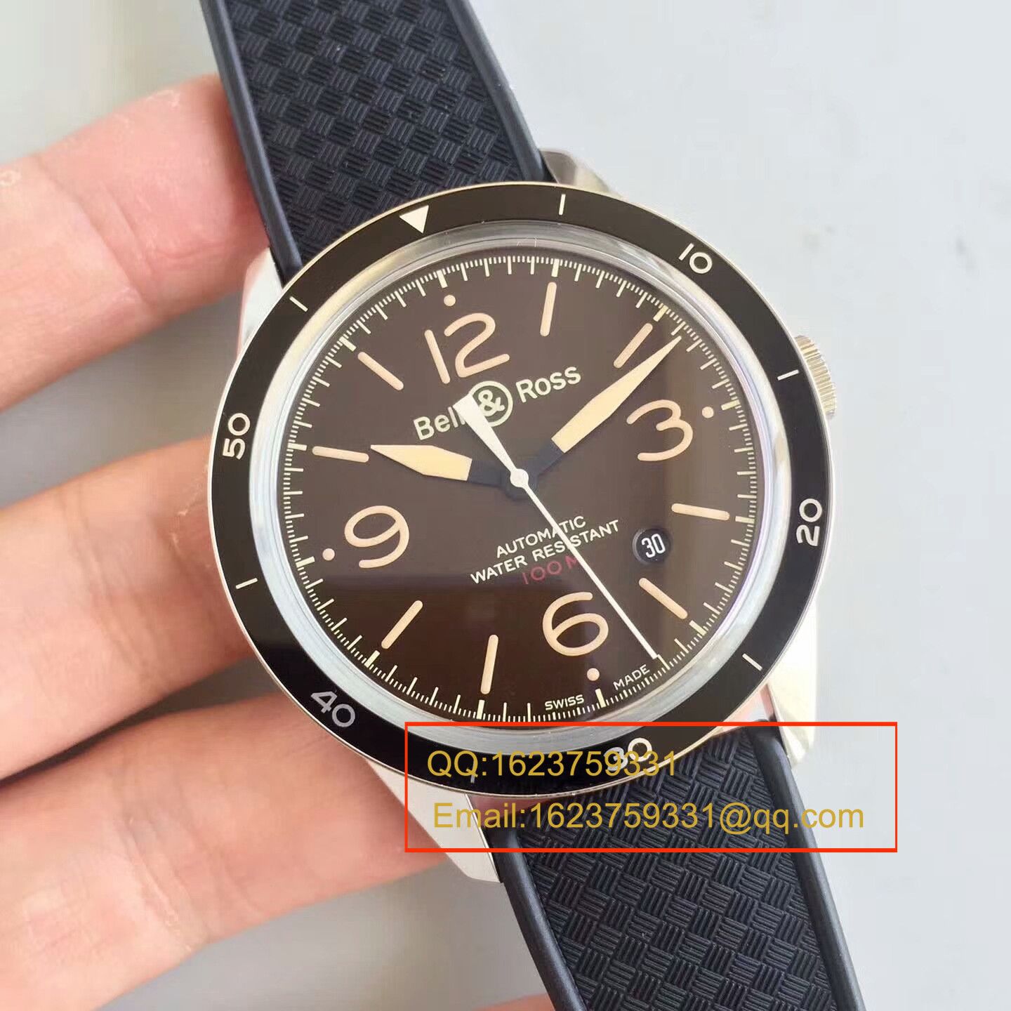 【BM1:1 top 精 Replica Watches 】 Bell & Ross VINTAGE 系列BR 123 SPORT HERITAGE wrist watches 《正皮 watchband  》 / BLS009
