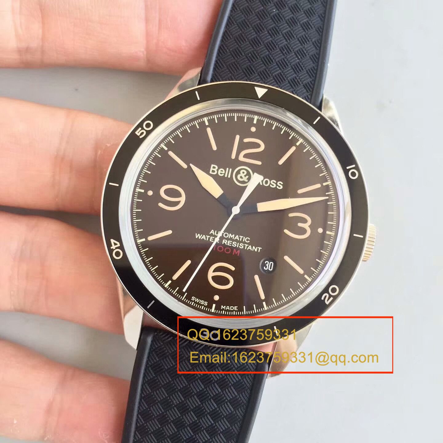 【BM1:1 top 精 Replica Watches 】 Bell & Ross VINTAGE 系列BR 123 SPORT HERITAGE wrist watches 《正皮 watchband  》 / BLS009