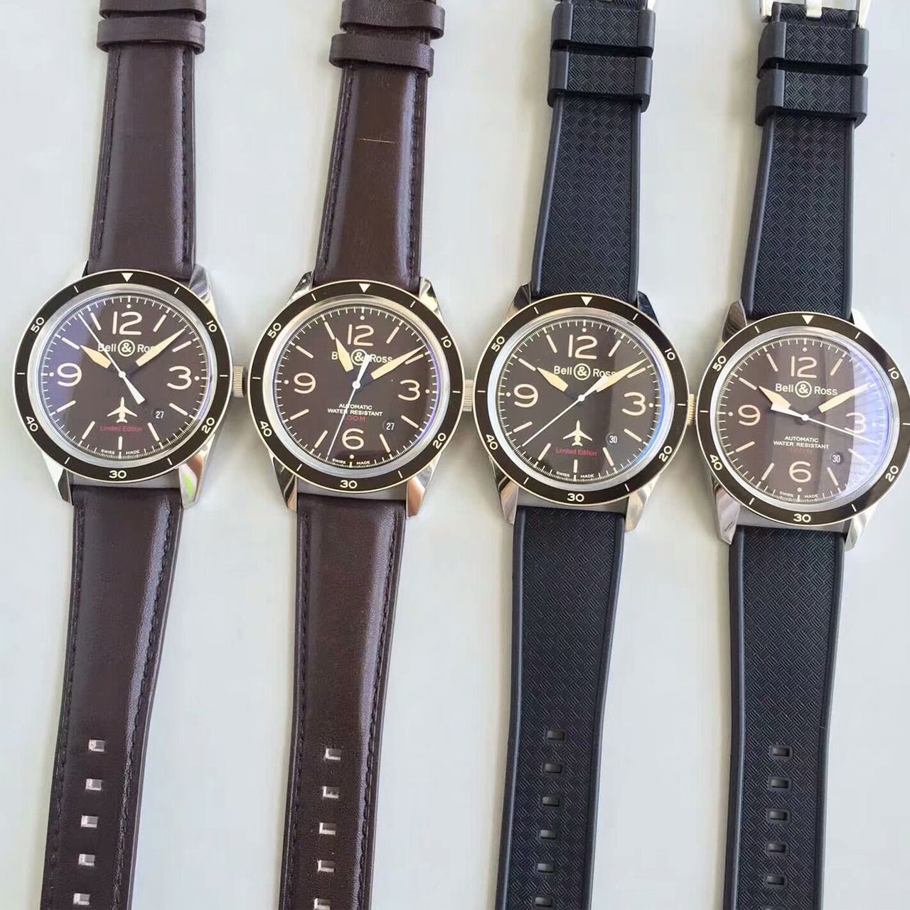 【BM1:1 top 精 Replica Watches 】 Bell & Ross VINTAGE 系列BR 123 SPORT HERITAGE wrist watches 《正皮 watchband  》 / BLS009