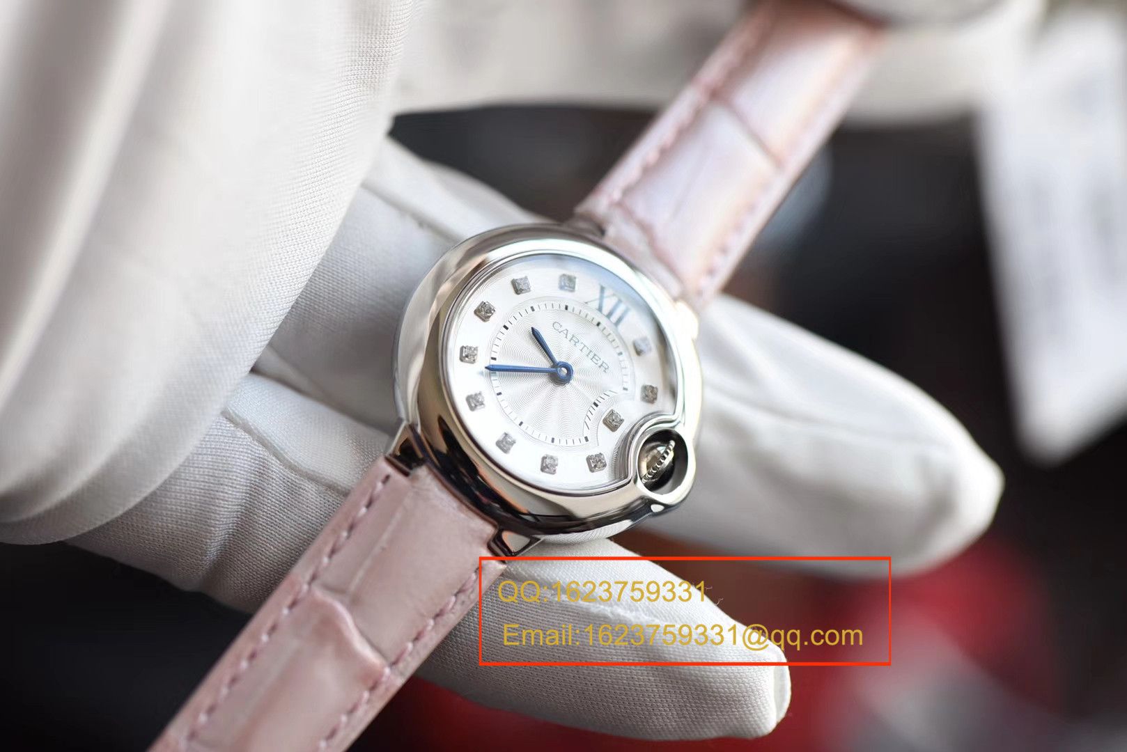 【V6 Perfect  High quality  Replica Watches 】 Cartier  蓝气球系列小号蓝气球28毫米石英女士 wrist watches W4BB0008 / K133