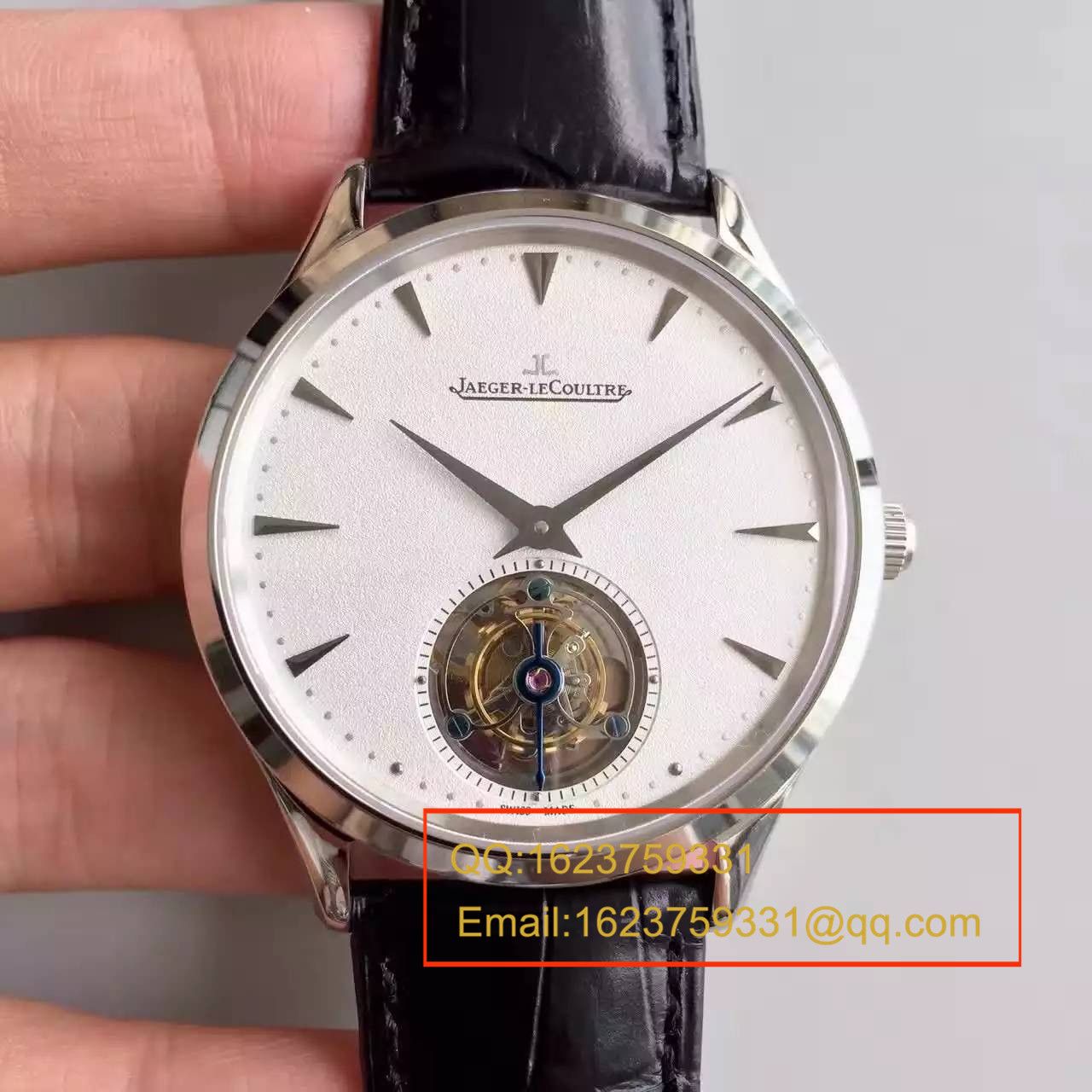 【LH Perfect  High quality  Knockoff  Watches 】 Jaeger-LeCoultre Master超薄大师系列Q1323420全自动 Tourbillon  wrist watches  / JJ076