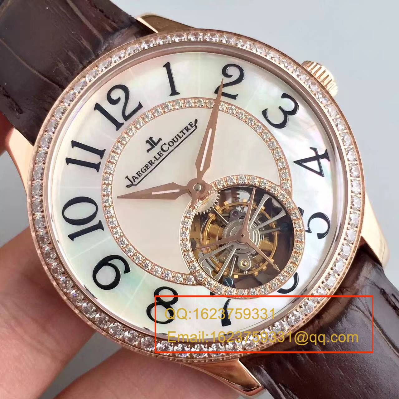 【TF Factory  Perfect  High quality  Copy  Watches 】 Jaeger-LeCoultre  Rendez-Vous Q3412405 Tourbillon  wrist watches  / JJ080